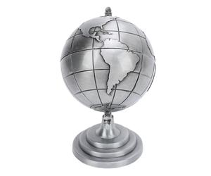 Chiyyak Globo Terráqueo Giratorio, Modelo de Aleación con Rotación de 360 grados, Diseño Geográfico Preciso, Decoración de Escritorio para Oficina y Hogar, Decoración artesanal.