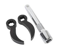 Chiyyak Herramienta Adaptadora de Medio Eje de 1/2 Pulgadas, Práctico Juego de Palanca para Reparaciones de áreas Estrechas, Acero Al Cromo Vanadio Universal