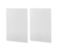 Chiyyak Hoja Acrílica Transparente, Tablero de Panel de Plástico Transparente con Película Protectora para Proyectos de Bricolaje, Manualidades, Marcos de Fotos, Decoración del Ho (2 piezas)