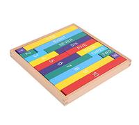 Chiyyak Juguete Interactivo Colorido de Ayuda para el Aprendizaje de Matemáticas para Niños Mayores de 3 Años, Aprender Números y Reglas Matemáticas, 19 Varillas