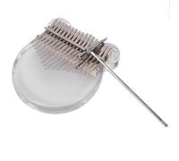 Chiyyak Kalimba Thumb Piano Instrumento Acrílico de 17 Teclas con Estuche para Niños 5,1 X 6,3 Pulgadas