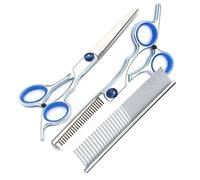 Chiyyak Kit de Cizallas de Cuidado de Perros Acero Inoxidable Tornillo de Tornillo Convenientemente Ajustable 6 en 1 Ciencias de la Atención para Mascota