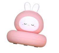 Chiyyak Lámpara de Luz Suave para Guardería, Luz Nocturna de Conejo Recargable para bebé, Niño Pequeño, Dormitorio en Casa, DC5V