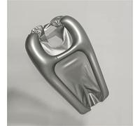 Chiyyak Lavabo de champú Inflable de PVC, Cómoda Almohadilla para Lavar el Cabello para Mujeres Embarazadas Mayores, Portátil, Negro (plata)