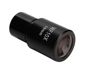Chiyyak Lente Ocular de Microscopio Biológico WF10X de 18 Mm con Escala para un Fácil Ajuste de los Objetos de Medición