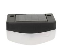 Chiyyak Luces de Paso Solares Impermeables IP65 con Inducción Controlada por Luz Granangular para Escalones de Escaleras (Blanco frío)