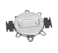 Chiyyak Medidor de Espesores de Bujía de Alta Dureza para Medir y Ajustar, Herramienta Práctica para Mecánica de Bricolaje Aluminio/0.025-0.045in (Negro Plata)