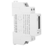 Chiyyak Medidor Eléctrico Monofásico de 220V DDS5188 LCD, Medidor de Energía de Grado 1 5-25A con Larga Vida útil para Instalación Doméstica