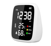 Chiyyak Mini Detector de CO2 Probador Portátil de Calidad del Aire de Alta Precisión para Ambientes Interiores