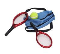 Chiyyak Mini Juego de Raqueta de Tenis para Casa de Muñecas, Accesorio Fotográfico Crear un Ambiente Romántico y Aumentar la Variedad de Escenas, Material Plástico