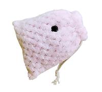 Chiyyak Mini Sugar Gliders Saco para Dormir Diseño con Cordón Terciopelo de Algodón para Hámster Portátil Transpirable (Rosa)