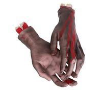 Chiyyak Partes del Cuerpo del Horror de la Mano Sangrienta Falsa Vívida, Accesorios de Casas Encantadas de los Inocentes, Decoración del Patio