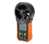 Chiyyak PEAKMETER PM6252A Anemómetro Profesional Medidor de Velocidad del Viento con Retención de Datos, Funciones Máximas y Mínimas para Entusiastas del Aire Libre 10,3 Oz