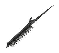 Chiyyak Peine Portátil con Clip de de Rata Negra para Peinar el Cabello, Peine para el Cabello con Clip, Material ABS
