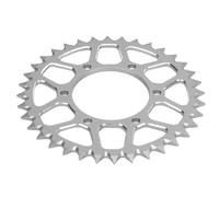 Chiyyak Piñón de Buje Trasero RC de Aleación de Aluminio 36T de Transferencia de Potencia Suave para LOSI 1/4 Promoto MX (Plata)