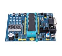 Chiyyak Placa de Desarrollo de 51 MCU, Microcontroladores AVR Compatibles con 3V, Comunicación en Serie para Estudiantes de Programación de un Chip