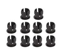 Chiyyak Portalámparas de Plástico para Bombillas LED, Prácticos Clips de Instalación para Semáforos LED, 200 Unidades (Negro)