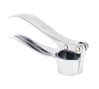 Chiyyak Práctico Pelador de Ajos de Acero Inoxidable, Trituradora de Ajos de Fácil Limpieza para Carne y Platos Vegetarianos, Picadora de Plateada de 6,1 Pulgadas
