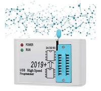 Chiyyak Programador Compacto EZP2019 de 12 MBPS para Trabajo Eficiente con Chip con Detección Automática para Expertos en Tecnología Plástico/como Imágenes/Pequeño/9 Piezas para Aficionados