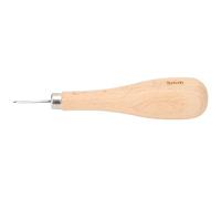 Chiyyak Punzón de Rombo de Cuero, Herramienta de Perforación de Cono de Acero para Artesanos, Liso, Punzón de Punta de Diamante para Trabajos de Cuero, Haya, 3mm/4mm/5-6mm (3mm)