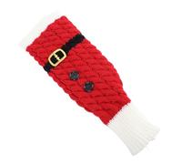 Chiyyak Revestimiento de Botellas de Vino, Tejido, Reutilizable, Tejido, para Botellas de Agua, Jarrones, Rojo