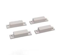 Chiyyak Sensor de Contacto Magnético para Puerta y Ventana de Seguridad para el Hogar, Estable, Normalmente Abierto, Interruptor de Puerta Cerrada, 100V CC, 2 Juegos para Puertas de Madera y Ventanas