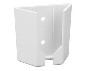 Chiyyak Soporte de Montaje Duradero del Adaptador Ethernet Satelital ABS para , Fácil Instalación para Gestión de Cables - Blanco