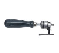 Chiyyak Taladro Manual de Acero Al Carbono con Manivela Manual con Llave de Mandril para Hacer Modelos de Joyería DIY