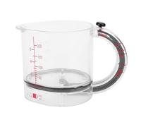 Chiyyak Taza Medidora Ajustable Taza Medidora Push-up Diseño 4 en 1 para Hornear Cocinar con Base de Sellado Integrada Fácil de Limpiar Apto para Lavavajillas