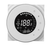 Chiyyak Termostato Inteligente con Pantalla Táctil con WiFi y Control por Voz para Calefacción por Suelo Radiante - Ahorro de Energía de Alta Precisión con Pantalla LCD - Material Ignífugo - 1 Unidad