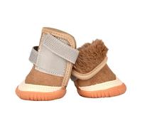 CHIZISX 2 zapatos de invierno aislados para perros para osos y bichones con gamuza cálida, cómodos que proporcionan protección térmica para botas cálidas