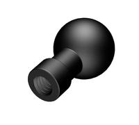 CHIZISX Adaptador profesional de tornillo de cabeza esférica para cámaras réflex digitales, soportes de smartphone, 17 mm a rosca de 1/4 pulgadas