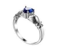 CHIZISX Anillos de fiesta, joyería de mano, anillos únicos de corazón que ofrecen un aspecto moderno para aquellos que abrazan la individualidad, Cobre, Sin piedras preciosas