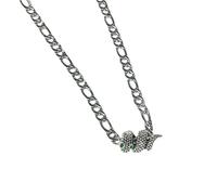 CHIZISX Collar multifuncional con colgante de serpiente, collar único para fiestas, adecuado para jóvenes creadores de tendencias, talla única, Metal, No es una piedra preciosa