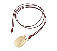 CHIZISX Collar multifuncional de cadena larga con colgante de botella de vino, textura de aleación, adecuado para uso diario y fiestas, talla única, Metal, No es una piedra preciosa