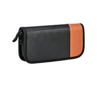 CHIZISX Cuchara de pesca giratoria para cebos, bolsa de almacenamiento de señuelos de lentejuelas con cremalleras, organizadores de anzuelos de pesca, bolsas de aparejos, bolsa de accesorios de pesca