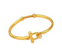 CHIZISX Diseño de cierre de aleación ajustable con resorte, cómodo uso diario, unisex, accesorio de moda ajustable para la muñeca, talla única, como se describe