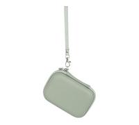 CHIZISX Estuche pequeño de poliuretano organizador de cámara portátil bolsa de almacenamiento para cámaras de cine multifunción, Green