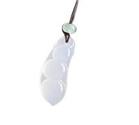 CHIZISX Ethnic Styles - Collar con colgante de jade con cordón tejido hecho a mano para mujeres y coleccionistas de moda, talla única, Calcedonia de jade, jade Dongling, etc., No es una piedra