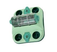 CHIZISX Juguete de alimentación lenta ajustable para mascotas que fomentan hábitos y entrenamiento de inteligencia, juguete modular de rueda de comida lenta fácil de limpiar