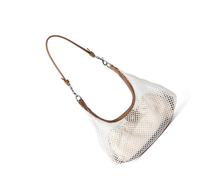 CHIZISX Moderno bolso de malla tejida inspirado en Corea para las axilas, asa desmontable, espacioso, práctico para llevar a diario, Black, One Size