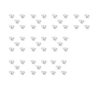 CHIZISX Paquete de 50 dijes de aleación de caballo para hacer joyas artesanales, colgantes resistentes, accesorios perfectos para decoración, tamaño 25 x 21 mm, joyería de aleación con diseño de