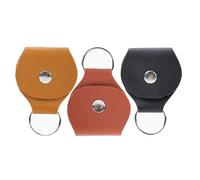 CHIZISX Práctico soporte para púas de guitarra, organizador suave para púas de guitarra, contenedor portátil para púas de guitarra, textura de poliuretano