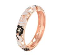 CHIZISX Pulsera redonda esmaltada con cadena ajustable para mujer, estilo africano, hawaiano, indio, moda para mujer, talla única, como se describe