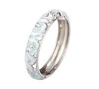 CHIZISX Pulsera redonda esmaltada con cadena ajustable para mujer, estilo africano, hawaiano, indio, moda para mujer, talla única, como se describe