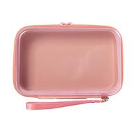 CHIZISX Simple y elegante estuche impermeable de PVC para estudiantes, bolsa de almacenamiento de cosméticos de gran capacidad con opción de color neutro, diseño simple, bolsa de transporte de