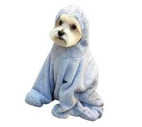 CHIZISX Toalla de baño absorbente de secado rápido para perros con envoltura de cuerpo completo y diseño lavable a máquina para mascotas limpia y segura