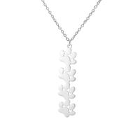 CHIZISX Versátil collar de garra que simboliza fuerza y valor para los amantes de los animales a la moda, talla única, Acero inoxidable, No es una piedra preciosa