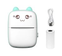 CHJFDC Portable Mini Bluetooth Wrong Printer Mobile Phone Photo Title Note Print Pocket Student Error Label Printer for Children's Gift