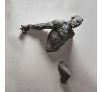 CHJJZXBF Escultura de Pared de Personaje Abstracto, Personaje Abstracto 3D a través de Escultura de Figura de Pared, Estatua de Hombre trepador de Arte de Pared Creativo, Manualidades de decoración,C